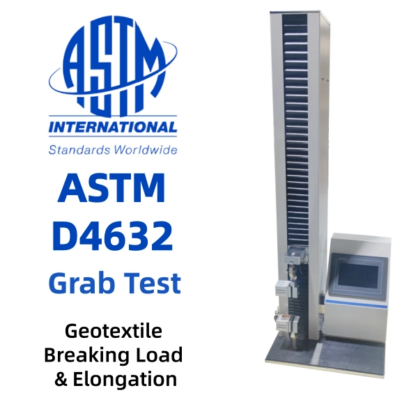 ASTM D4632 Geotextile Grab Test - Breaking Load & Elongation