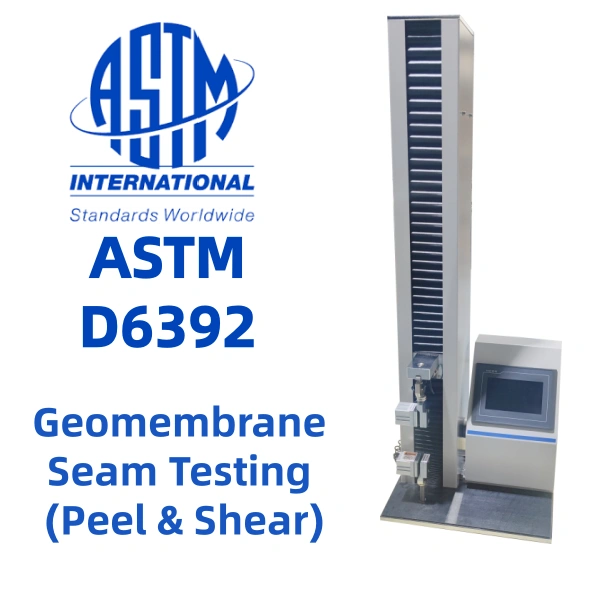 ASTM D6392 Geomembrane Seam Testing (Peel & Shear)